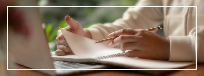 資格勉強の様子